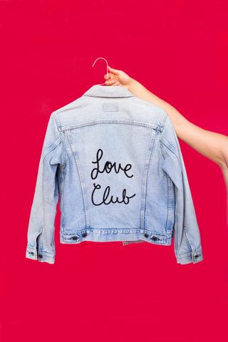 Faces of love Club Denim BackPack